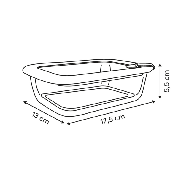 Φαγητοδοχείο 600ml F-V Sileat 213435