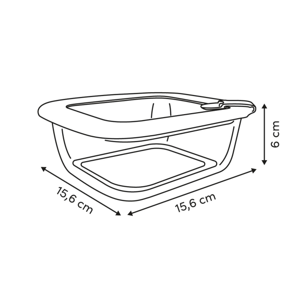 Φαγητοδοχείο 800ml F-V Sileat 213440