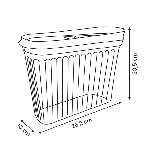 Δοχείο Αποθήκευσης 2.9lt Με Αεροστεγές Κλείσιμο F-V Streaks 213445
