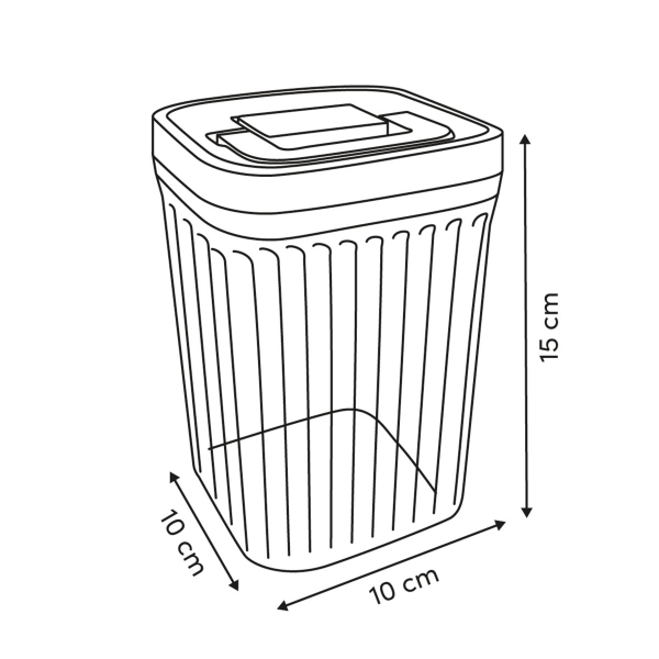 Δοχείο Αποθήκευσης 900ml Με Αεροστεγές Κλείσιμο F-V Streaks 213448
