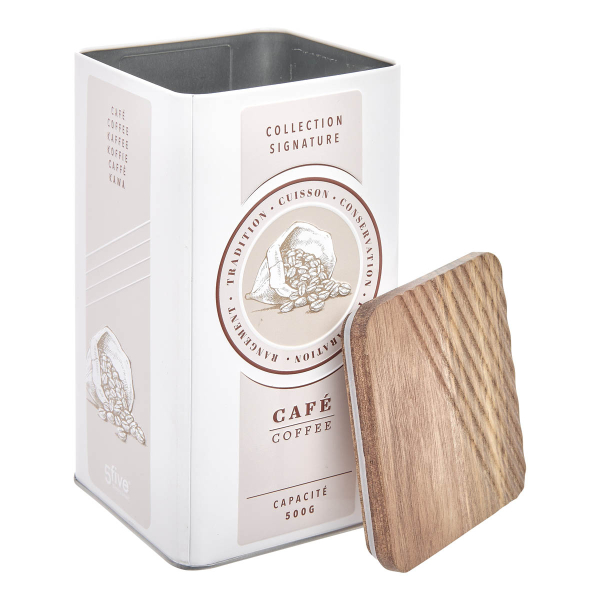 Δοχείο Για Καφέ 500gr Με Αεροστεγές Κλείσιμο (11x11x19.5) F-V Signature 213467