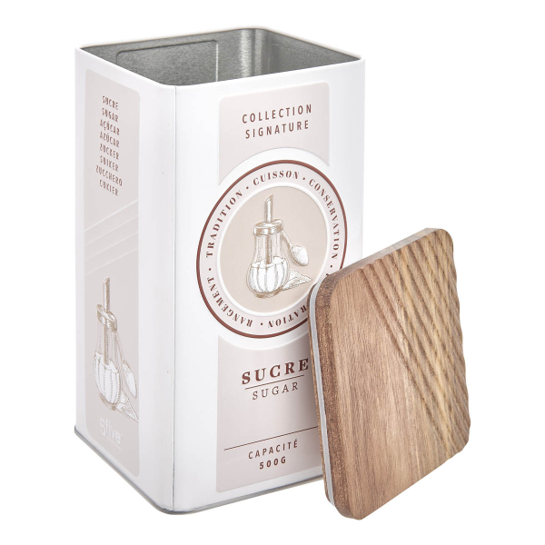 Δοχείο Για Ζάχαρη 500gr Με Αεροστεγές Κλείσιμο (7.5x13x20) F-V Signature 213469