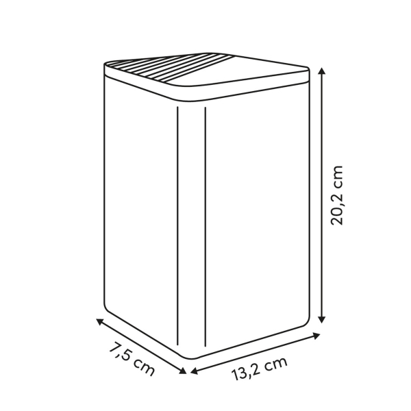 Δοχείο Για Ζάχαρη 500gr Με Αεροστεγές Κλείσιμο (7.5x13x20) F-V Signature 213469
