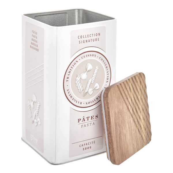 Δοχείο Για Ζυμαρικά 500gr Με Αεροστεγές Κλείσιμο (11x11x19.5) F-V Signature 213470