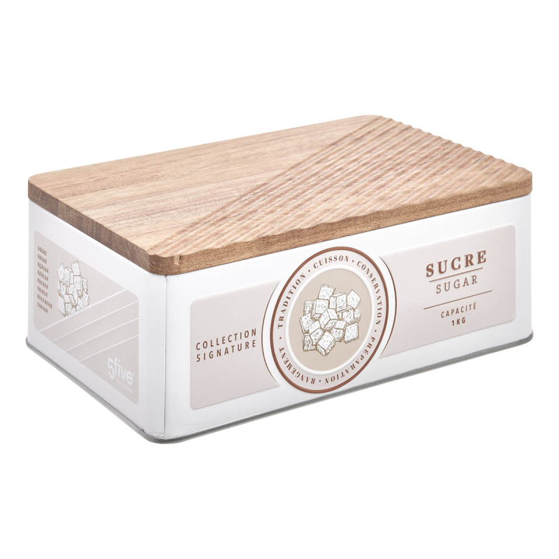 Δοχείο Για Ζάχαρη 1kg Με Αεροστεγές Κλείσιμο (20x13x7.5) F-V Signature 213472