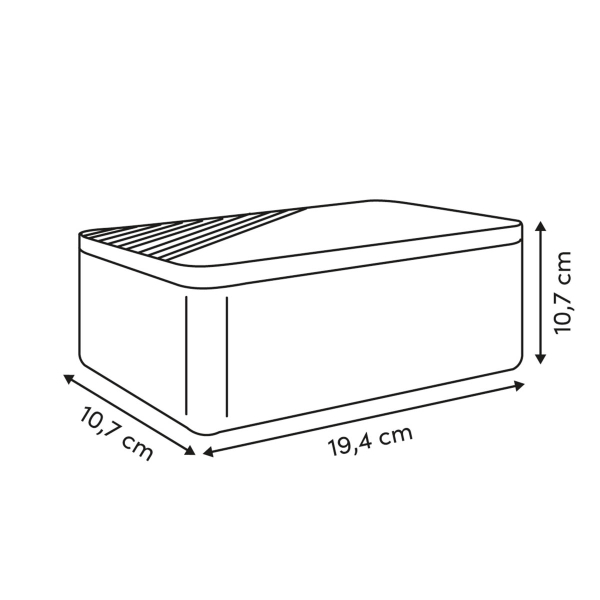 Δοχείο Για Ζάχαρη 1kg Με Αεροστεγές Κλείσιμο (20x13x7.5) F-V Signature 213472