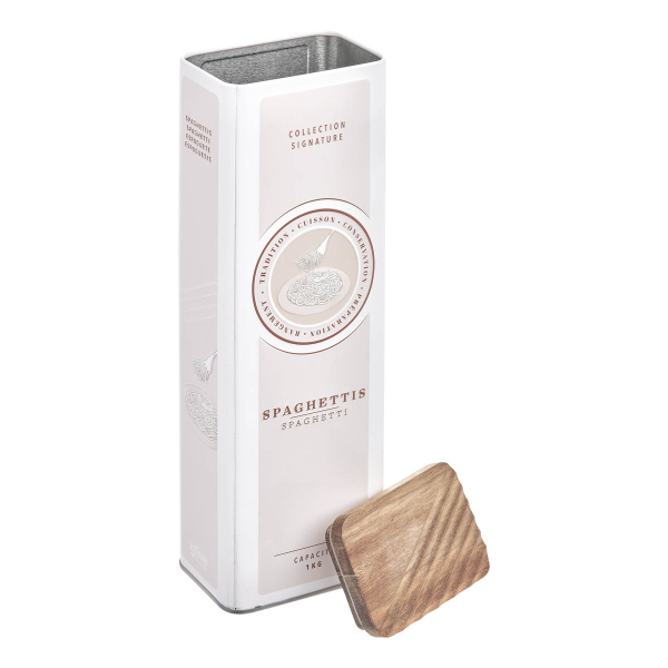 Δοχείο Για Σπαγγέτι 1kg Με Αεροστεγές Κλείσιμο (10x6x29) F-V Signature 213473