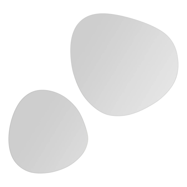 Διακοσμητικοί Καθρέφτες Τοίχου (Σετ 2τμχ) F-V Pebble 214730