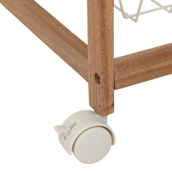 Τρόλεϊ/Ραφιέρα 5 Θέσεων (50x34.5x88.8) F-V Acacia 190291