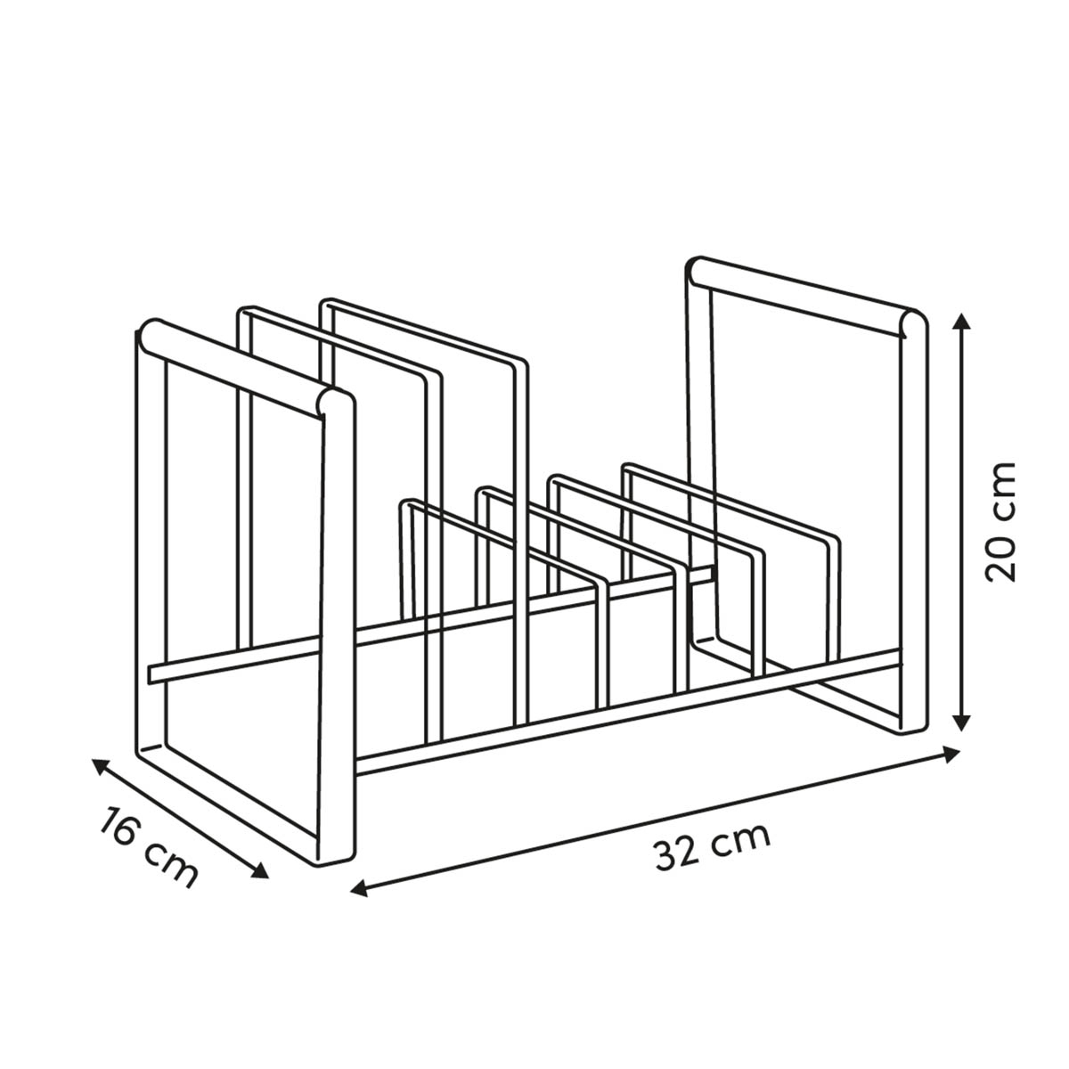 Βάση Οργάνωσης Κουζίνας (32X16X20) F-V Balm 190292 Home Οργάνωση & Αποθήκευση Βάσεις - Ραφιέρες Spitishop