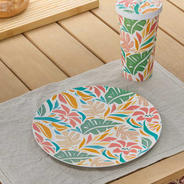 Πιάτο Φαγητού Ρηχό Πλαστικό (Φ25) F-V Eden 213545