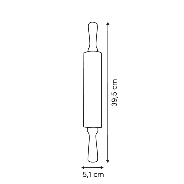 Πλάστης Κουζίνας Σιλικόνης 39.5εκ. F-V Essentials 209754 (Τυχαία Επιλογή Χρώματος)