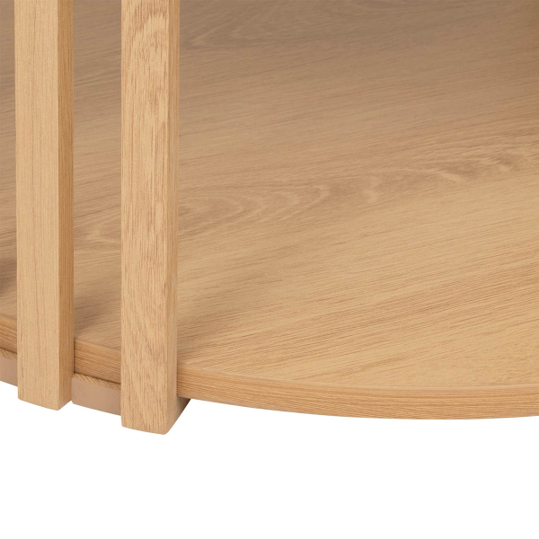 Τραπέζι Σαλονιού Με Ράφι (Φ60x35) F-V Slat 212896