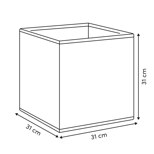 Κουτί Αποθήκευσης (31x31x31) F-V Grass Ecru 212792A