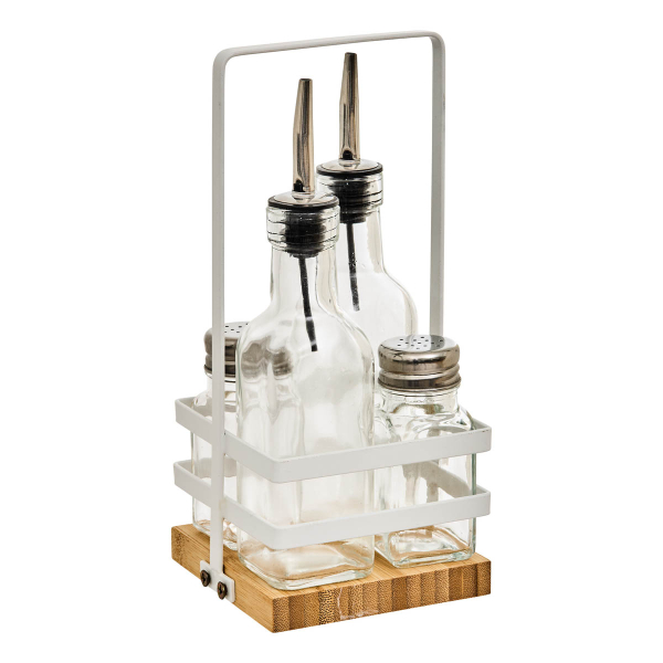 Αλατοπίπερο + Μπουκάλια Για Λάδι & Ξύδι (Σετ 4τμχ) F-V Balm 217622