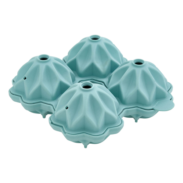 Παγοθήκη Στρογγυλή Σιλικόνης 4 Θέσεων F-V 213564 (Τυχαία Επιλογή Χρώματος)