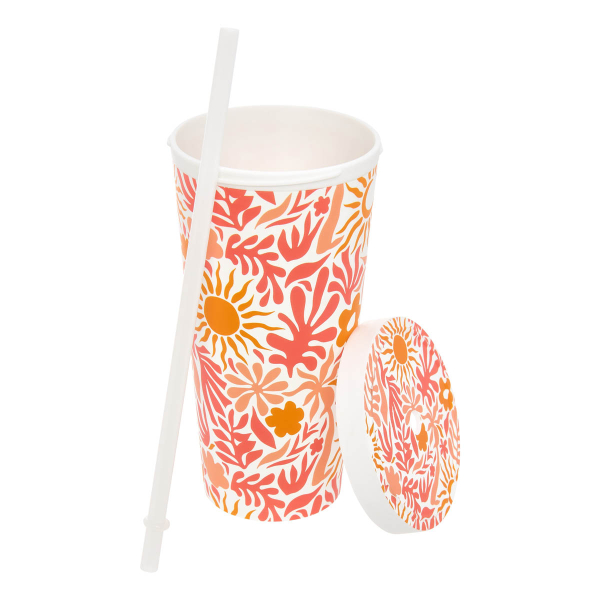 Ποτήρι Με Καλαμάκι 550ml F-V Solea 213547A