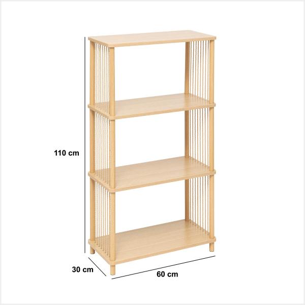 Ραφιέρα Δαπέδου 4 Θέσεων (60x30x110) F-V Kord 193642