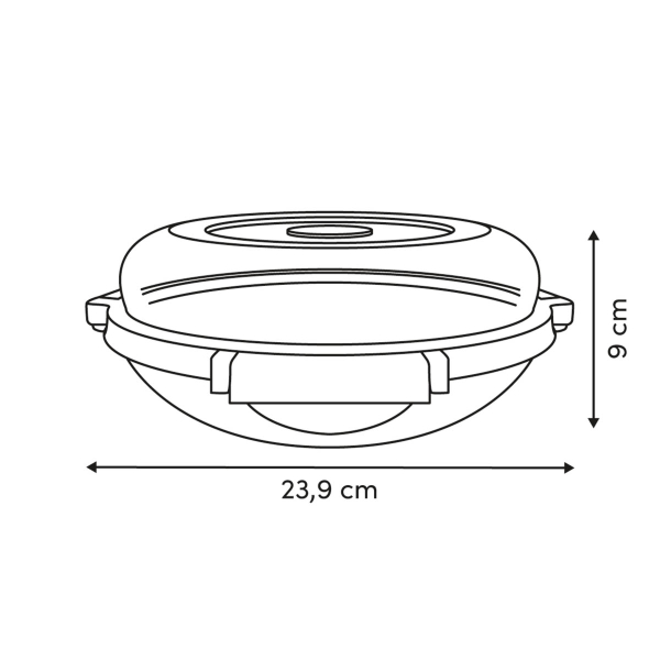 Φαγητοδοχείο 1.2lt F-V Clipeat Plus 209209