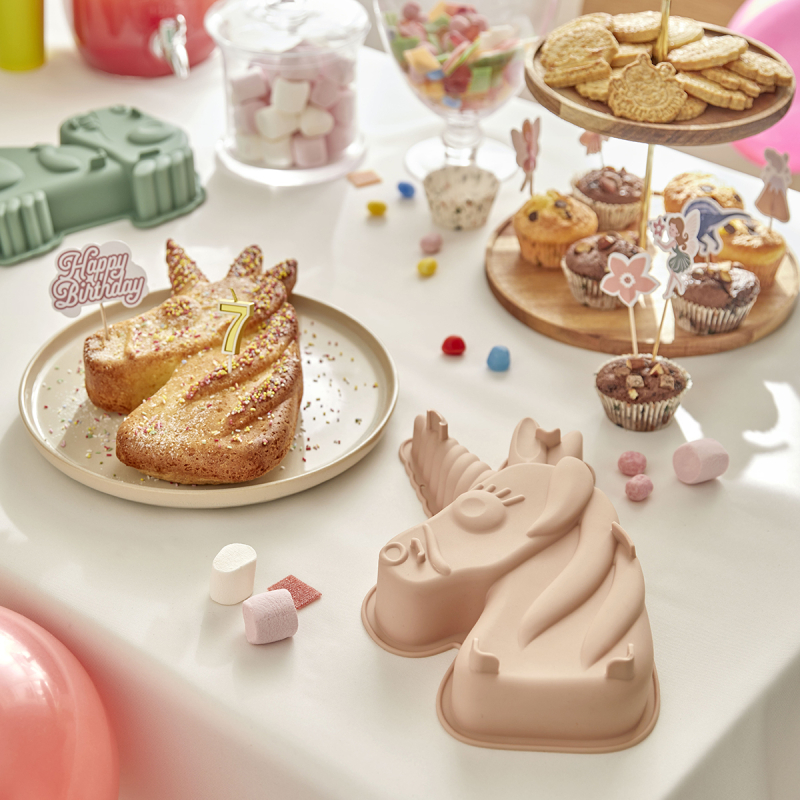 Φόρμα Κέικ Σιλικόνης (17x31x4) F-V Unicorn 209697