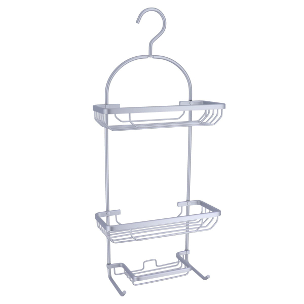 Ραφιέρα Μπάνιου Τριπλή (28x12.5x65) T-D Caddy Chrome 9100899