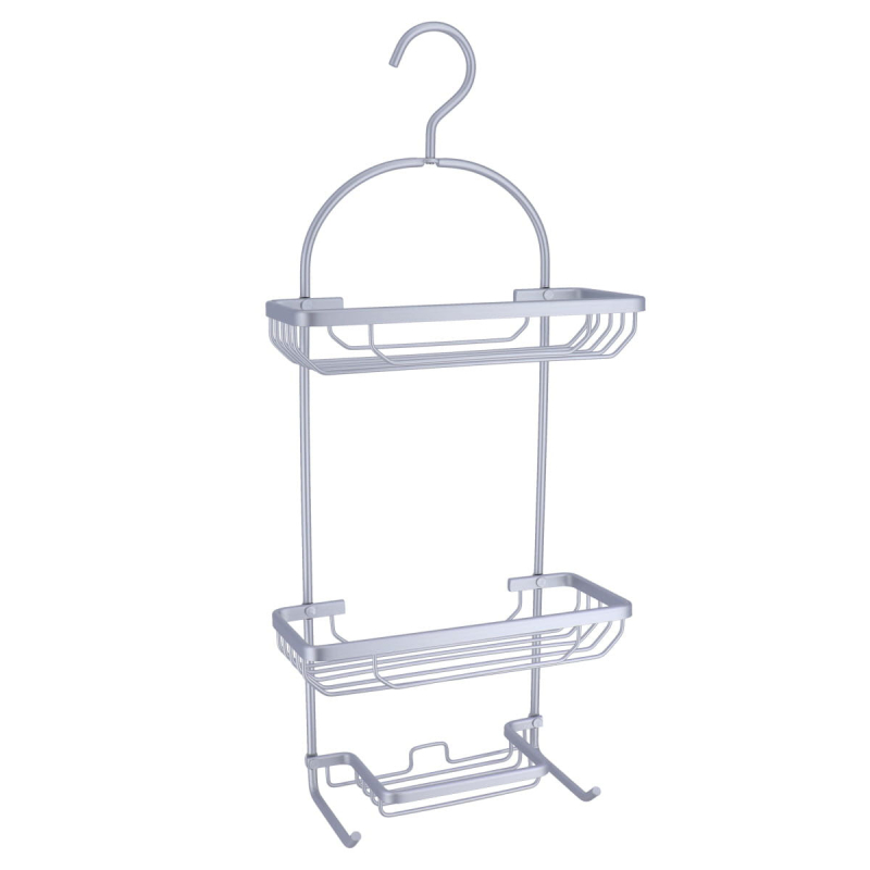 Ραφιέρα Μπάνιου Τριπλή (28x12.5x65) T-D Caddy Chrome 9100899