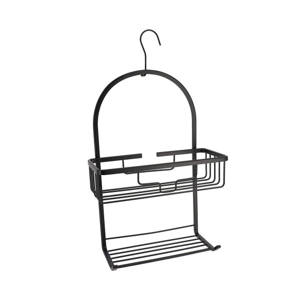 Ραφιέρα Μπάνιου Διπλή (28x12.5x49.5) T-D Caddy Black 91008108