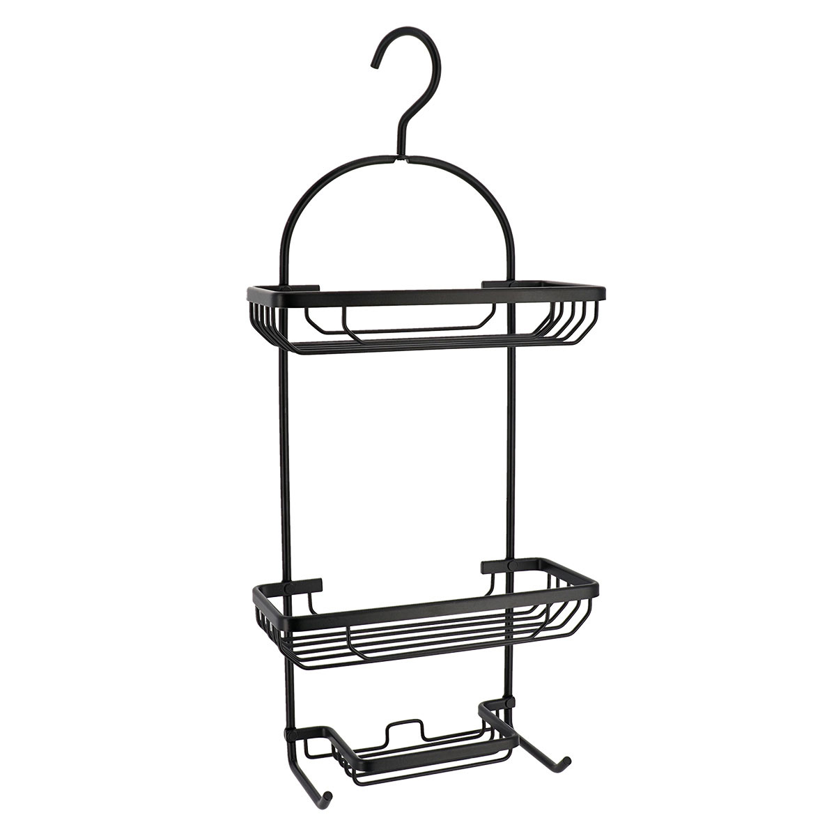 Ραφιέρα Μπάνιου Τριπλή (28X12 5X65) T-D Caddy Black 91008108 Home Οργάνωση & Αποθήκευση Ραφιέρες Εταζέρες Spitishop