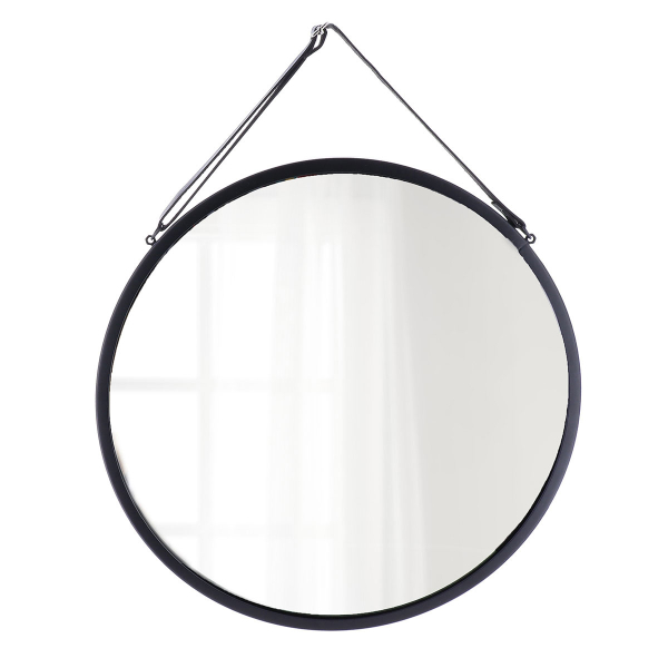 Διακοσμητικός Καθρέφτης Τοίχου (Φ38) T-D Black 8561108