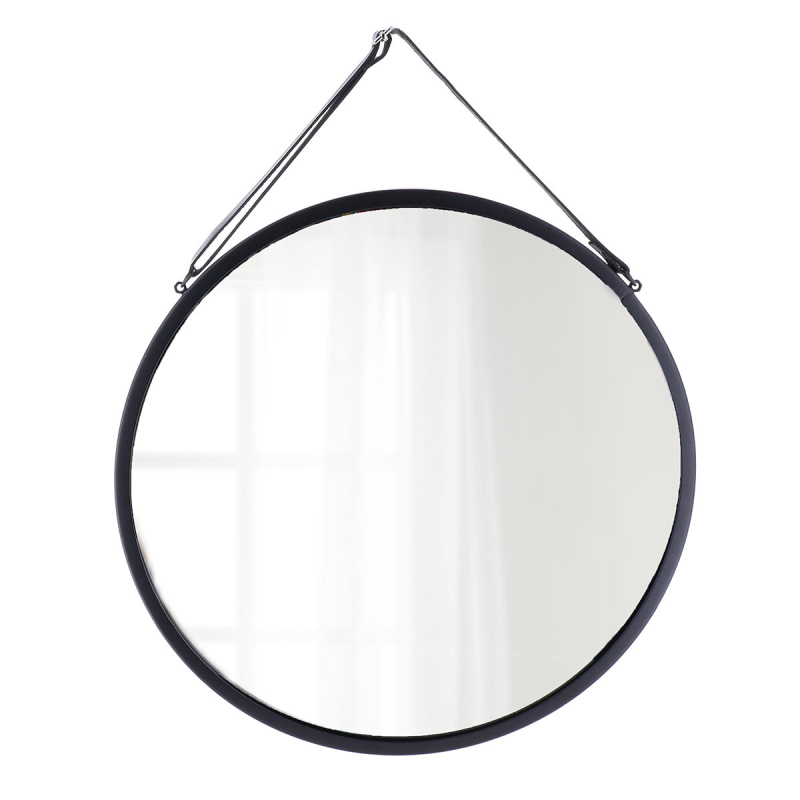 Διακοσμητικός Καθρέφτης Τοίχου (Φ38) T-D Black 8561108