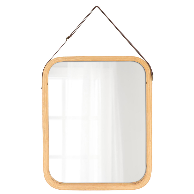 Διακοσμητικός Καθρέφτης Τοίχου (34x1.5x41.5) T-D Bamboo 8562195