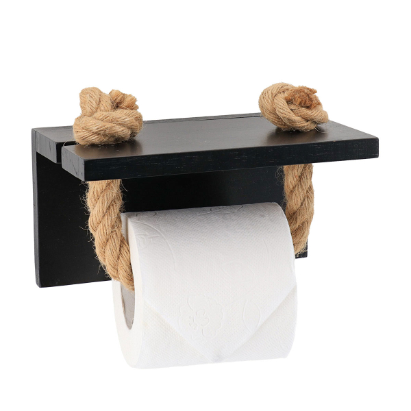 Χαρτοθήκη Με Ράφι T-D Black 91055103