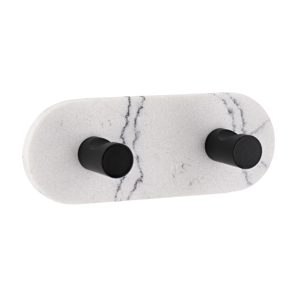 Κρεμαστράκι Αυτοκόλλητο (12x4.5x3.5) T-D Marble Effect 9079602