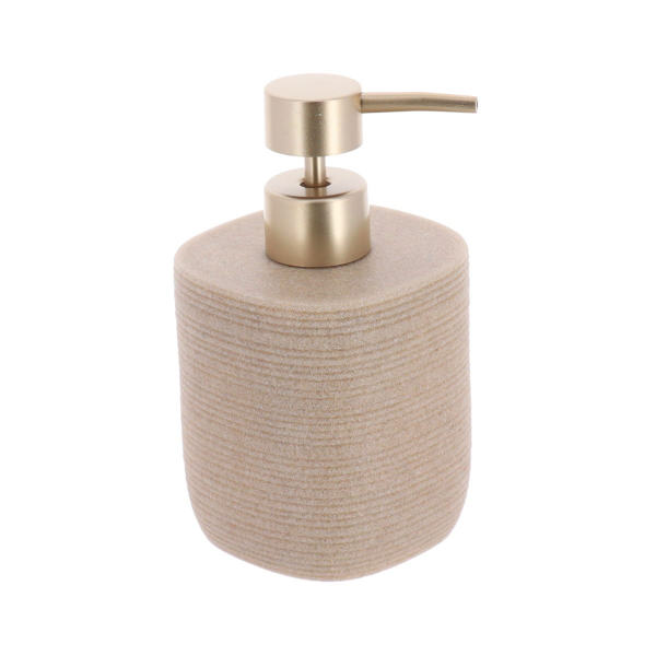 Dispenser Μπάνιου 400ml (Φ8.5x14.5) T-D Stripes Beige 62178161