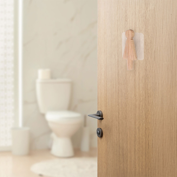 Σήμανση WC Αυτοκόλλητη Για Γυναίκες T-D Natural 9086104