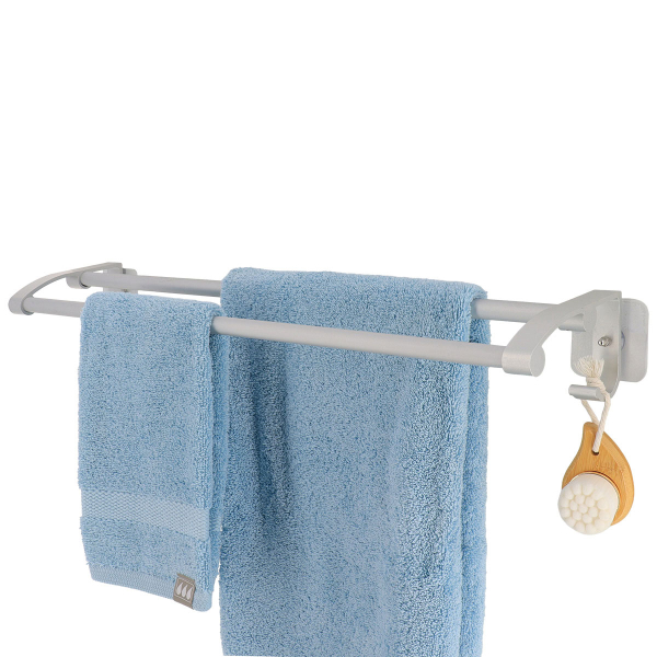 Ραφιέρα Μπάνιου Με Κρεμάστρα Για Πετσέτες T-D Chrome 9107399