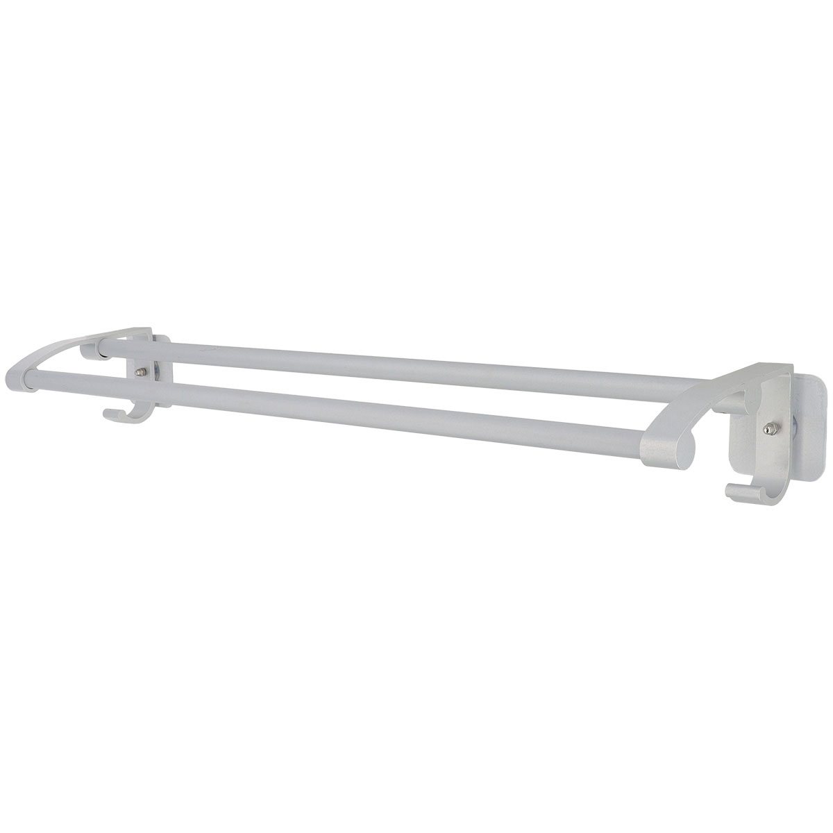 Κρεμάστρα Μπάνιου Διπλή για Πετσέτες T-D Chrome 9107399 Home Οργάνωση & Αποθήκευση Κρεμάστρες Γαντζάκια - Κρεμαστράκια Τοίχου Spitishop