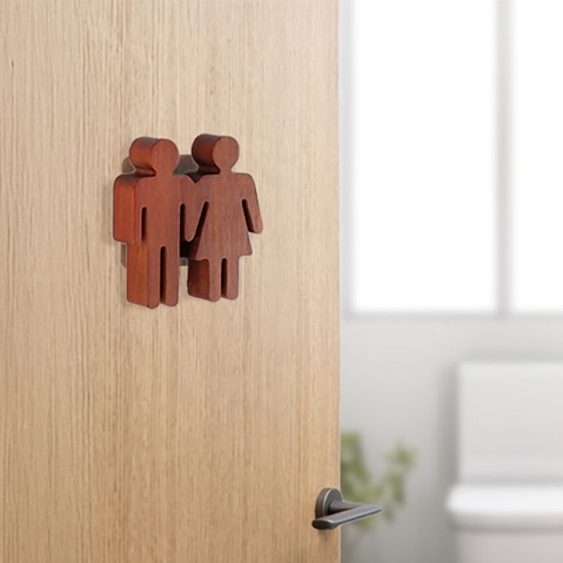 Σήμανση WC Αυτοκόλλητη T-D Acacia 9087167