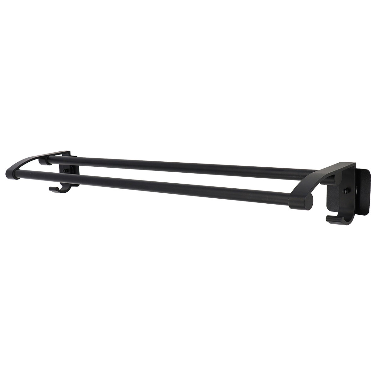 Κρεμάστρα Μπάνιου Διπλή για Πετσέτες T-D Black 91073108 Home Οργάνωση & Αποθήκευση Κρεμάστρες Γαντζάκια - Κρεμαστράκια Τοίχου Spitishop