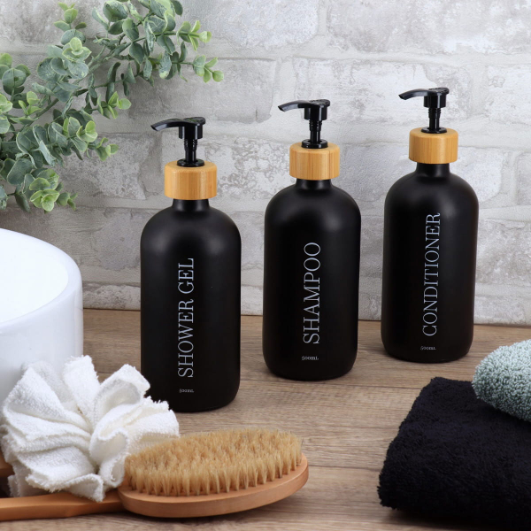 Dispenser Για Conditioner 500ml (Φ7.5x21.5) T-D Matt Black 62181103