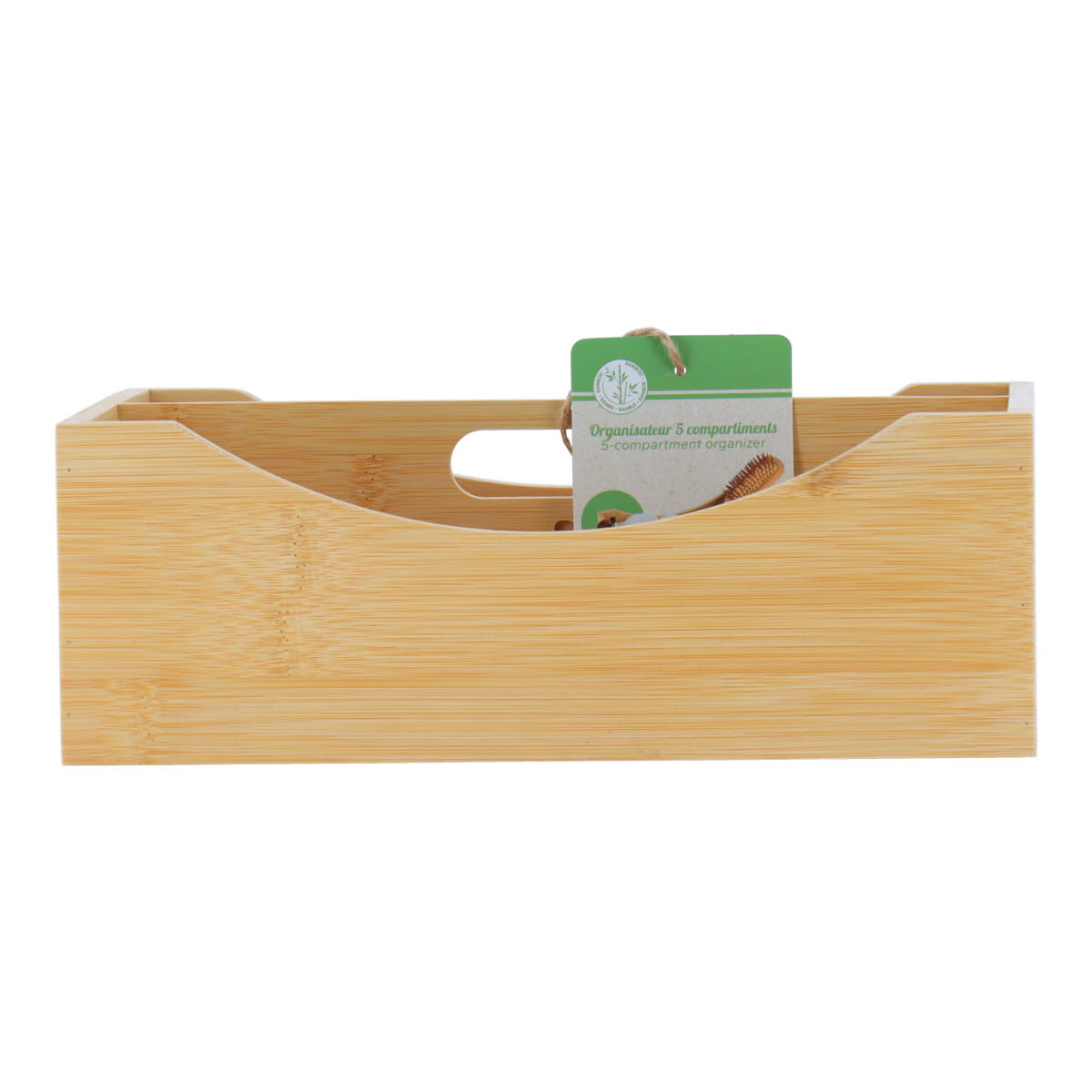 Θήκη Οργάνωσης 5 Θέσεων (25 5X16X9) T-D Bamboo 8308195 Home Οργάνωση & Αποθήκευση Γραφείου Spitishop