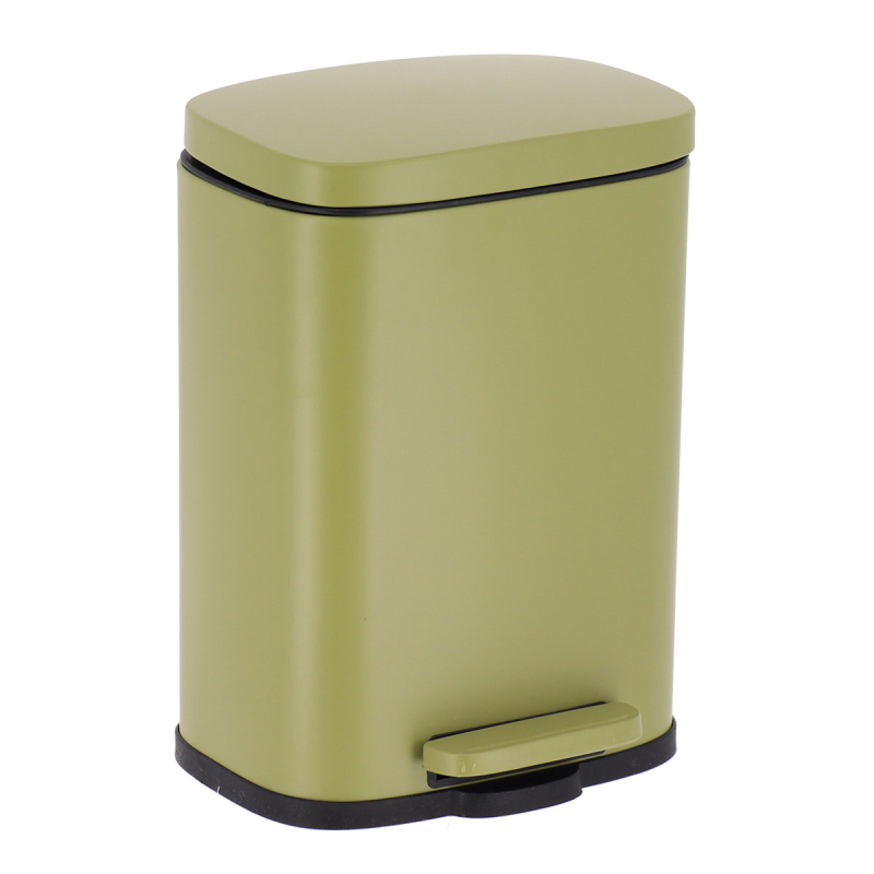 Κάδος Απορριμμάτων Μπάνιου (21x18.5x29.5) T-D 5lt Olive Green 65561401