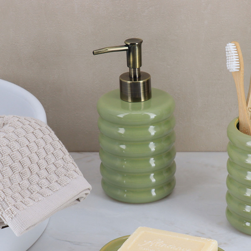 Dispenser Μπάνιου 400ml (Φ8x17) T-D 70's Style Olive Green 621861401