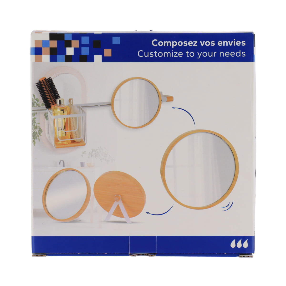 Επιτραπέζιος Καθρέφτης (Φ19 5X2 5) T-D Bamboo 8567195 Home Διακόσμηση Καθρέφτες Spitishop