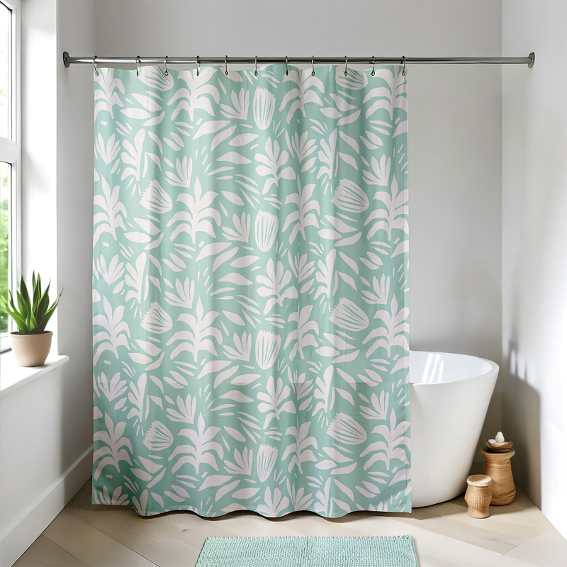 Κουρτίνα Μπάνιου Πλαστική (180x180) Με Κρίκους T-D Mia 1103800