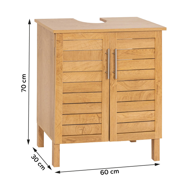 Ντουλάπι Νιπτήρα Μπάνιου (60x30x70) T-D Colonial 9900825