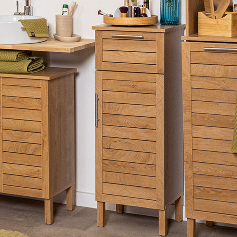 Ντουλάπι Μπάνιου Δαπέδου Με Συρτάρι (35x30x93) T-D Colonial 9902825