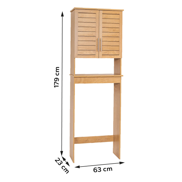 Ντουλάπι Μπάνιου Επιδαπέδιο Με Ράφι (60x23x179) T-D Colonial 9904825