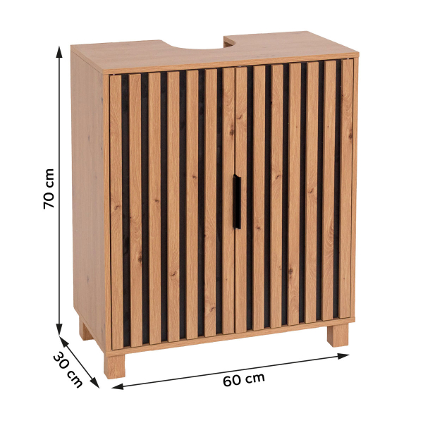 Ντουλάπι Νιπτήρα Μπάνιου (60x30x70) T-D Karma 9900826