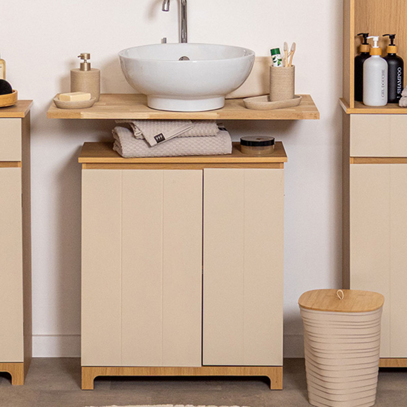 Ντουλάπι Νιπτήρα Μπάνιου (62x30x70) T-D Rivoli 9900824